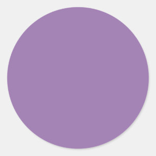 Stijlvol  - Levendige bloem Violet Ronde Sticker