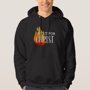 Stijlvol LIT VOOR CHRIST Christelijk Hoodie