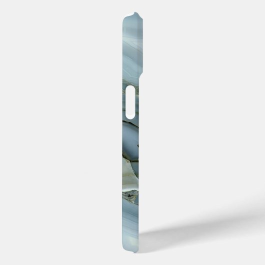 Stijlvol luxe tijdloos grijs goud marmer Case-Mate iPhone case (Achterkant / Rechts)