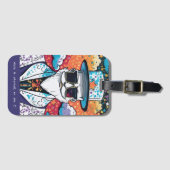 Stijlvol Man Bagagelabel (Voorkant (horizontaal))