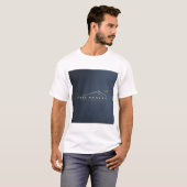 "Stijlvol Mannen Plane Print T-Shirt - Verhoog uw (Voorkant volledig)