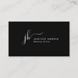 Stijlvol Manuscript Monogram Modern Professional B Visitekaartje