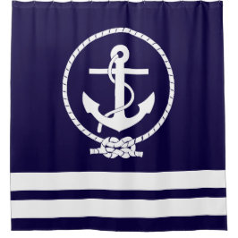 Stijlvol maritiem douchegordijn