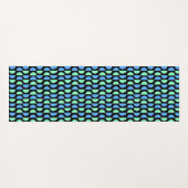 Stijlvol Mid Mod geometrisch patroon Yogamat (Achterkant (horizontaal))