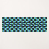 Stijlvol Mid Mod geometrisch patroon Yogamat (Voorkant (horizontaal))