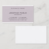 Stijlvol, minimalistisch design, modern, eenvoudig visitekaartje (Voorkant / Achterkant)