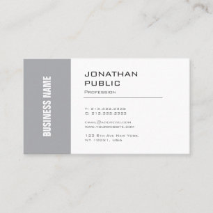 Stijlvol minimalistisch design Trendy Company Plai Visitekaartje