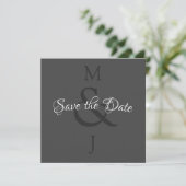 Stijlvol minimalistisch sparen de datum save the date (Staand voorkant)