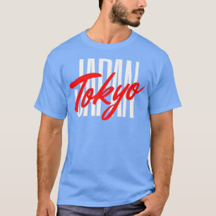 Stijlvol minimalistisch Tokio Japan T-shirt