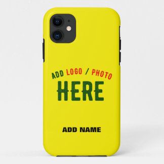 STIJLVOL MODERN AANGEPAST HELDER GEEL GEVERIFIEERD iPhone 11 HOESJE