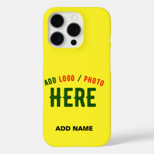 STIJLVOL MODERN AANGEPAST HELDER GEEL GEVERIFIEERD iPhone 16 PRO HOESJE