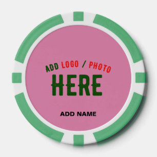 STIJLVOL MODERN AANGEPAST SCHATTIGE HOT PINK GEVER POKER CHIPS