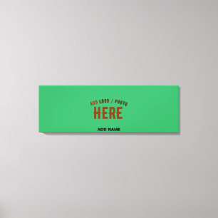 STIJLVOL MODERN AANGEPASTE SMARAGD GROEN GEVERIFIE CANVAS AFDRUK