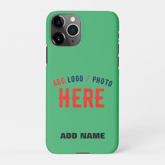 STIJLVOL MODERN AANGEPASTE SMARAGD GROEN GEVERIFIE iPhone HOESJE (Achterkant)