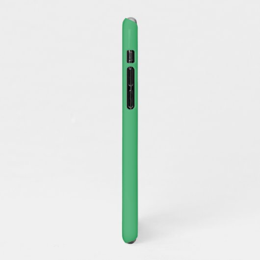 STIJLVOL MODERN AANGEPASTE SMARAGD GROEN GEVERIFIE iPhone HOESJE (Linkerkant)