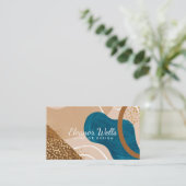 Stijlvol Modern Abstract Creatief Hedendaags Visitekaartje (Staand voorkant)