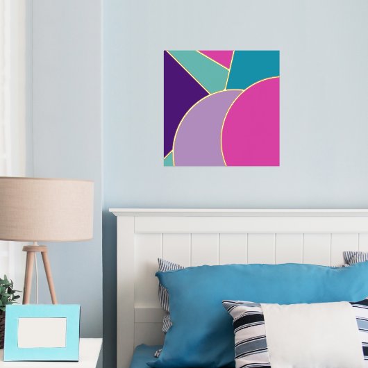 Stijlvol, modern Abstract goud Folie Afdrukken (Insitu (Slaapkamer))