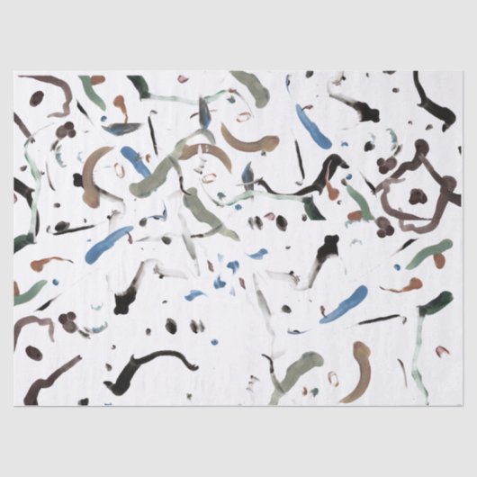 Stijlvol modern Abstract tissuepapier (Voorkant)