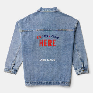 STIJLVOL MODERN BLAUW GEVERIFIEERD BRANDED DENIM JACKET