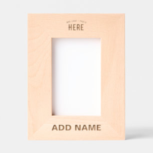 STIJLVOL MODERN  BRUIN GEVERIFIEERD BRANDED GEGRAVEERDE LIJSTJES