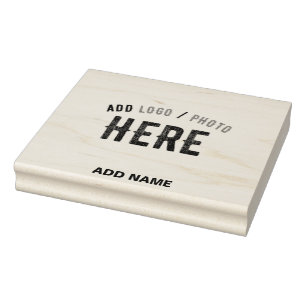 STIJLVOL MODERN BRUIN GEVERIFIEERD BRANDED RUBBERSTEMPEL