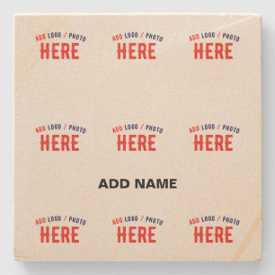 STIJLVOL MODERN  BRUIN GEVERIFIEERD BRANDED STENEN ONDERZETTER