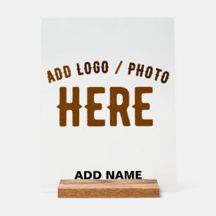 STIJLVOL MODERN CLEAR GEVERIFIEERD BRANDED ACRYL BORD