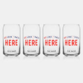 STIJLVOL MODERN  CLEAR GEVERIFIEERD BRANDED BLIKVORM GLAS (Achterkant)