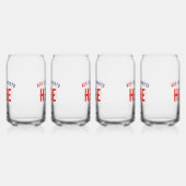 STIJLVOL MODERN  CLEAR GEVERIFIEERD BRANDED BLIKVORM GLAS (Rechts)