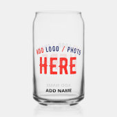 STIJLVOL MODERN CLEAR GEVERIFIEERD BRANDED BLIKVORM GLAS (Achterkant)