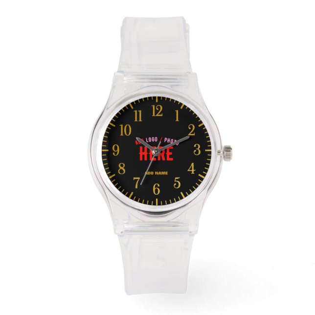 STIJLVOL MODERN  CLEAR GEVERIFIEERD BRANDED HORLOGE (Voorkant)