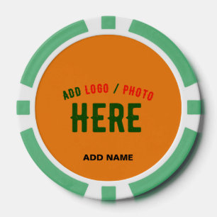 STIJLVOL MODERN CUSTOM DARK SINAASAPPEL GEVERIFIEE POKER CHIPS