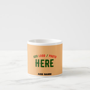 STIJLVOL MODERN CUSTOM PEACH SINAASAPPEL GEVERIFIE ESPRESSO KOP