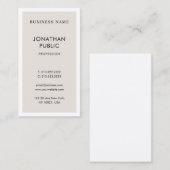 Stijlvol modern design, schoon design, professione visitekaartje (Voorkant / Achterkant)