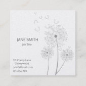 Stijlvol, modern en aanpasbaar vierkante visitekaartje (Voorkant)