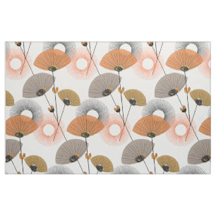 Stijlvol modern Floral Pattern uit de midden van d Stof
