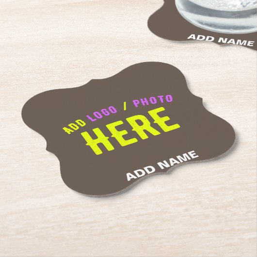 STIJLVOL MODERN KOFFIE GEVERIFIEERD MERK KARTONNEN ONDERZETTERS (Gekanteld)