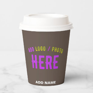 STIJLVOL MODERN  KOFFIE GEVERIFIEERD MERK PAPIEREN BEKERS