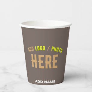 STIJLVOL MODERN  KOFFIE GEVERIFIEERD MERK PAPIEREN BEKERS