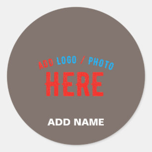 STIJLVOL MODERN KOFFIE GEVERIFIEERD MERK RONDE STICKER