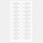 Stijlvol Modern Lettertype Script Schoonheidsprodu Labels (Vel)