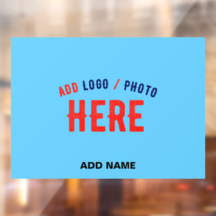 STIJLVOL MODERN MAATWERK SWAG HEMELBLAUW GECERTIFI RAAMSTICKER