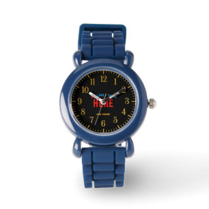 STIJLVOL MODERN MARINEBLAUW UNIEK GEVERIFIEERD MER HORLOGE