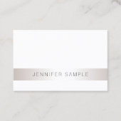 Stijlvol, modern, minimaal laagje in Trendy Salon Visitekaartje (Voorkant)