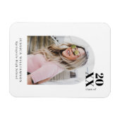 Stijlvol, modern, minimalistisch Afstuderen Magneet (Horizontaal)