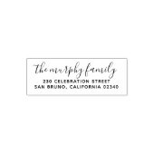 Stijlvol, modern, oud retouradres  zelfinktende stempel (Design)