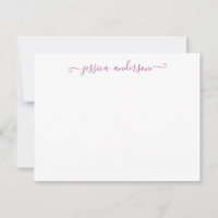 Stijlvol modern Paars Lavender Violet Script