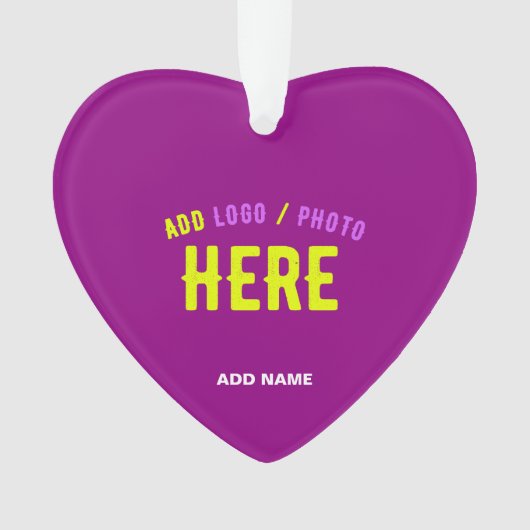 STIJLVOL MODERN PAARSE GEVERIFIEERD MERK ORNAMENT (voorkant)