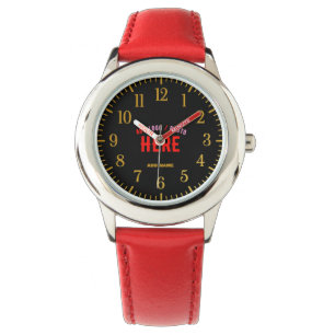 STIJLVOL MODERN ROOD GEVERIFIEERD BRANDED HORLOGE