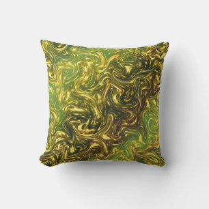 stijlvol, modern, trendy, faux goud, goud, goud kussen